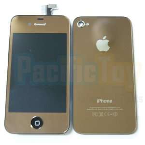Rose Gold CDMA iPhone 4 4G Full Set Front Glass Digitizer +LCD + Back 