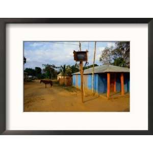 The Community Television Set in the Small Village of La Victoire 