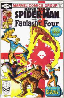 Marvel Team Up Comic Book #100, Fantastic Four 1980 VFN  