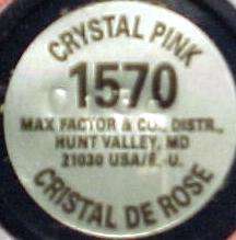Max Factor 1570 CRYSTAL PINK Long Lasting Lipstick *NeW  