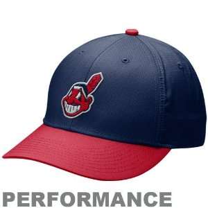 Nike Cleveland Indians Navy Blue Red Legacy 91 Practice Performance 