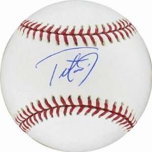  Trot Nixon Autographed Baseball