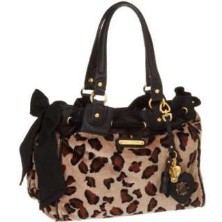 Juicy Couture Leopard Velour Daydreamer Tote   designer shoes 