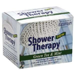 Queen Helene Shower Therapy Green Tea & Mint, 3 Count, 1 Ounce 