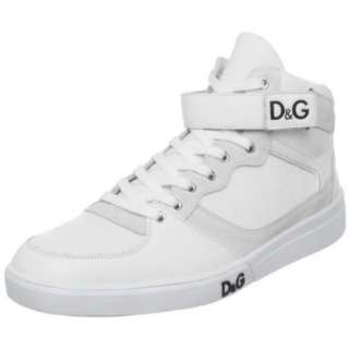Dolce & Gabbana Mens DU1553 E7149 High Velcro Top Lace Sneaker 