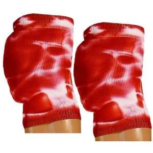  Red Lion Retro Tie Dyed Knee Pad Covers RED ONE SIZE ONE 