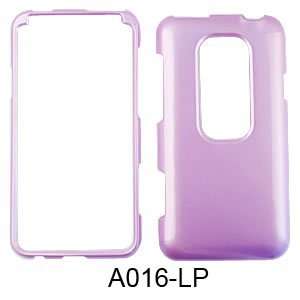   HARD COVER CASE FOR HTC EVO 3D LIGHT PURPLE Cell Phones & Accessories