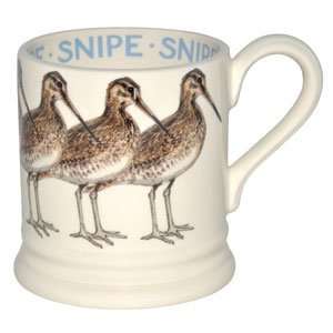   Snipe Game Birds 1/2 Pint Mug   Snipe Patio, Lawn & Garden