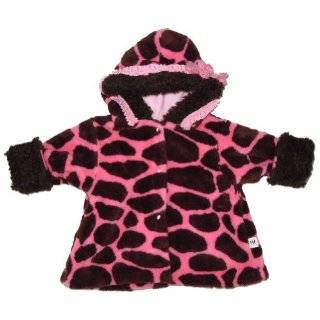 Corky & Company Hooded Giraffe Print Swing Coat (size 9 12 Months)