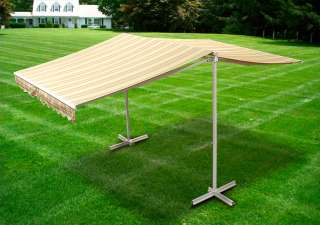   Double Sided Free Standing Retractable Awning Gazebo w/Remote  