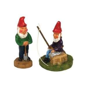  Dollhouse Miniature Two Working Gnomes Toys & Games