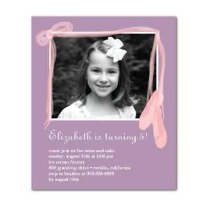   Invitations   Ballet Birthday By Studio Basics