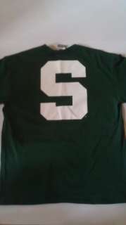 Nike Michigan State University MSU Victory For MSU T Shirt Green XL 