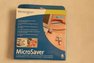 Kensington Microsaver Computer Laptop Security Cable Lock #64068 2 