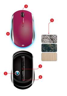 Microsoft Wireless Mobile Mouse 6000 Limited Edition BlueTrack 2.4G 