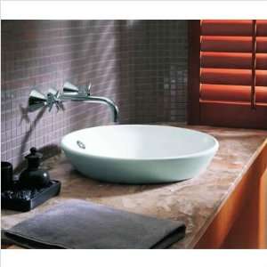  Caroma Leda Vasque Inset Bathroom Sink White 661048W