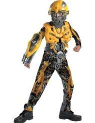 Childs Deluxe Bumblebee Transformer Costume, Boys Medium (Size 7 8 