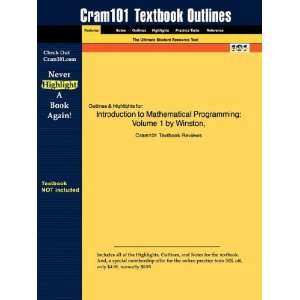 Studyguide for Introduction to Mathematical Programming Applications 