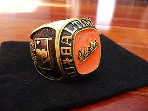 Vintage Baltimore Orioles TROPHY RING Great Oriole Souvenir 