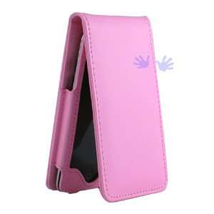  iPod Touch 4G Flip Leather Case TuchiFlip4   Pink (Free 