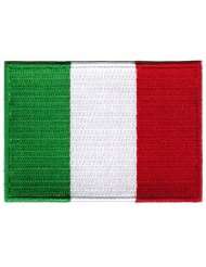 Italy Flag Embroidered Patch Italian Iron On National Emblem