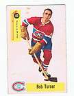 1958 59 Parkhurst #40 Bob Turner Montreal Canadiens Ver