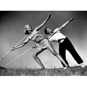  Gym Teachers Throwing Javelins at Hiddensee Premium 