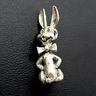   Silver Easter Bunny Rabbit Bracelet Charm Moves Holiday Animal