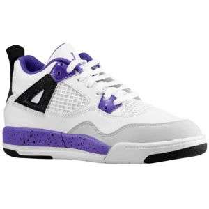 Jordan Retro 4   Little Kids   Basketball   Shoes   White/Ultraviolet 