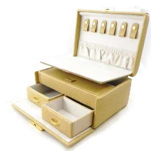  Jewellery box Symphonie beige ostrich. Jewelry