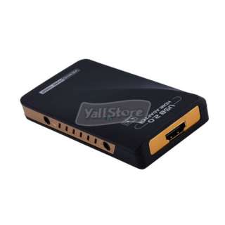 USB 2.0 to HDMI Multi Display Graphic Card Adapter Converter Stereo 