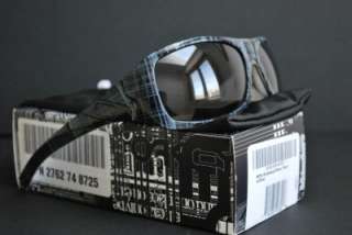 NEW OAKLEY Sideways Black Plaid with Grey Sunglasses 30 782  