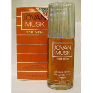 Jovan Musk   For Men   Cologne Spray   3 Fl Oz