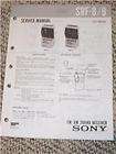 Sony SRF 8/9 FM Receiver Sports Walkman Service Manual