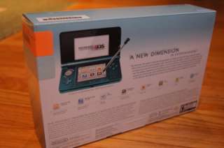 NEW Sealed Nintendo 3DS Aqua Blue System US 45496719227  