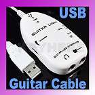 Guitar to USB Interface Link Cable PC MAC Recording New items in 