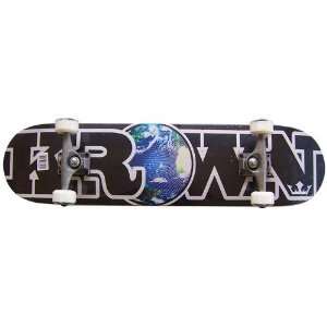  Krown Rookie Black World Complete Skateboard Sports 