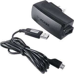 OEM Samsung S2 1 Wall Home Charger + USB Data Cable for Galaxy S 4G 