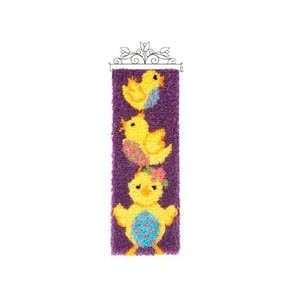    Craftways Three Little Chicks Latch Hook Kit Arts, Crafts & Sewing