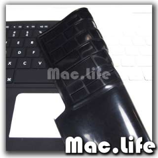 FULL Solid BLACK Silicone Keyboard Skin Cover for Old Macbook White 13 