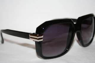   Sunglasses Run DMC Old School Black Silver Frame Nerd Geek Shades