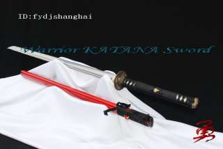 Red Ninja Sword Foldsteel 12 Processing Handforged Chop Bamboo