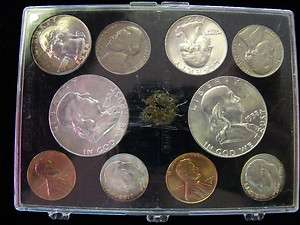   1958 P D MINT SILVER SET UNITED STATES COINS NEW OLD STOCK GIFT  