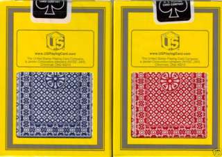 Rambler #23 Blue & Red Playing Cards W/Gold Gilt Edges  