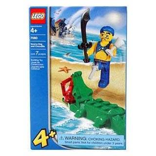  LEGO Pirates Scurvy Dog and Crocodile 7080 Explore 