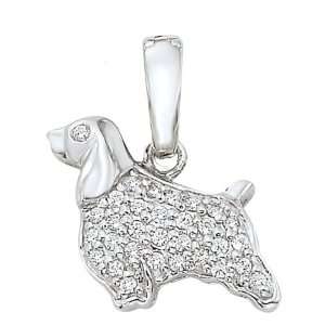  English Springer Spaniel Charm   Sterling Jewelry