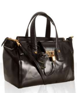 Marc Jacobs anthracite coated leather MJ satchel   