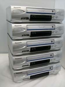 Bundle Deal *5* Panasonic PV V4524S 4 Head Hi Fi Stereo VCR VHS Player 