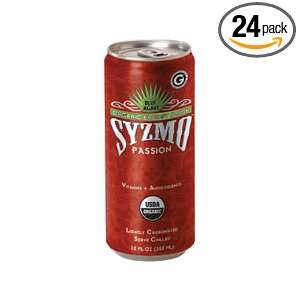  Syzmo Organic Energy Drink, Passion, 12 Ounce Cans (Pack 