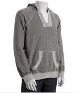   05 heather grey soft cotton blend hooded sweatshirt style# 315183102